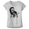 OCSO Multi-Colors Sublimatable Ladies PosiCharge Electric Heather Sporty Tee Thumbnail