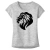 OCSO Multi-Colors Sublimatable Ladies PosiCharge Electric Heather Sporty Tee Thumbnail
