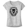 OCSO Multi-Colors Sublimatable Ladies PosiCharge Electric Heather Sporty Tee Thumbnail