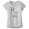 OCSO Multi-Colors Sublimatable Ladies PosiCharge Electric Heather Sporty Tee Thumbnail
