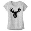 OCSO Multi-Colors Sublimatable Ladies PosiCharge Electric Heather Sporty Tee Thumbnail