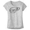 OCSO Multi-Colors Sublimatable Ladies PosiCharge Electric Heather Sporty Tee Thumbnail