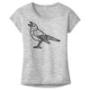OCSO Multi-Colors Sublimatable Ladies PosiCharge Electric Heather Sporty Tee Thumbnail