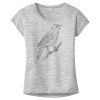 OCSO Multi-Colors Sublimatable Ladies PosiCharge Electric Heather Sporty Tee Thumbnail