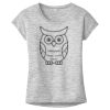 OCSO Multi-Colors Sublimatable Ladies PosiCharge Electric Heather Sporty Tee Thumbnail