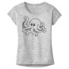 OCSO Multi-Colors Sublimatable Ladies PosiCharge Electric Heather Sporty Tee Thumbnail