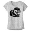 OCSO Multi-Colors Sublimatable Ladies PosiCharge Electric Heather Sporty Tee Thumbnail