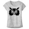OCSO Multi-Colors Sublimatable Ladies PosiCharge Electric Heather Sporty Tee Thumbnail