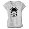 OCSO Multi-Colors Sublimatable Ladies PosiCharge Electric Heather Sporty Tee Thumbnail