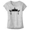 OCSO Multi-Colors Sublimatable Ladies PosiCharge Electric Heather Sporty Tee Thumbnail
