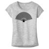 OCSO Multi-Colors Sublimatable Ladies PosiCharge Electric Heather Sporty Tee Thumbnail