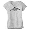 OCSO Multi-Colors Sublimatable Ladies PosiCharge Electric Heather Sporty Tee Thumbnail