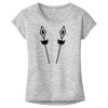 OCSO Multi-Colors Sublimatable Ladies PosiCharge Electric Heather Sporty Tee Thumbnail