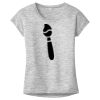 OCSO Multi-Colors Sublimatable Ladies PosiCharge Electric Heather Sporty Tee Thumbnail