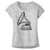 OCSO Multi-Colors Sublimatable Ladies PosiCharge Electric Heather Sporty Tee Thumbnail
