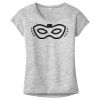 OCSO Multi-Colors Sublimatable Ladies PosiCharge Electric Heather Sporty Tee Thumbnail