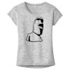 OCSO Multi-Colors Sublimatable Ladies PosiCharge Electric Heather Sporty Tee Thumbnail