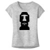 OCSO Multi-Colors Sublimatable Ladies PosiCharge Electric Heather Sporty Tee Thumbnail
