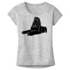 OCSO Multi-Colors Sublimatable Ladies PosiCharge Electric Heather Sporty Tee Thumbnail