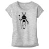 OCSO Multi-Colors Sublimatable Ladies PosiCharge Electric Heather Sporty Tee Thumbnail