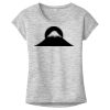 OCSO Multi-Colors Sublimatable Ladies PosiCharge Electric Heather Sporty Tee Thumbnail