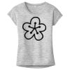 OCSO Multi-Colors Sublimatable Ladies PosiCharge Electric Heather Sporty Tee Thumbnail