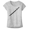 OCSO Multi-Colors Sublimatable Ladies PosiCharge Electric Heather Sporty Tee Thumbnail