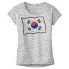 OCSO Multi-Colors Sublimatable Ladies PosiCharge Electric Heather Sporty Tee Thumbnail