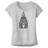OCSO Multi-Colors Sublimatable Ladies PosiCharge Electric Heather Sporty Tee Thumbnail
