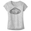 OCSO Multi-Colors Sublimatable Ladies PosiCharge Electric Heather Sporty Tee Thumbnail