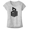 OCSO Multi-Colors Sublimatable Ladies PosiCharge Electric Heather Sporty Tee Thumbnail