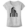 OCSO Multi-Colors Sublimatable Ladies PosiCharge Electric Heather Sporty Tee Thumbnail