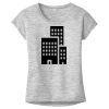 OCSO Multi-Colors Sublimatable Ladies PosiCharge Electric Heather Sporty Tee Thumbnail