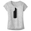OCSO Multi-Colors Sublimatable Ladies PosiCharge Electric Heather Sporty Tee Thumbnail