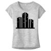 OCSO Multi-Colors Sublimatable Ladies PosiCharge Electric Heather Sporty Tee Thumbnail