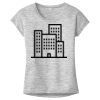 OCSO Multi-Colors Sublimatable Ladies PosiCharge Electric Heather Sporty Tee Thumbnail