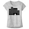 OCSO Multi-Colors Sublimatable Ladies PosiCharge Electric Heather Sporty Tee Thumbnail