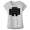 OCSO Multi-Colors Sublimatable Ladies PosiCharge Electric Heather Sporty Tee Thumbnail