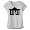 OCSO Multi-Colors Sublimatable Ladies PosiCharge Electric Heather Sporty Tee Thumbnail