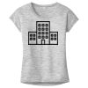 OCSO Multi-Colors Sublimatable Ladies PosiCharge Electric Heather Sporty Tee Thumbnail