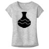 OCSO Multi-Colors Sublimatable Ladies PosiCharge Electric Heather Sporty Tee Thumbnail