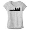 OCSO Multi-Colors Sublimatable Ladies PosiCharge Electric Heather Sporty Tee Thumbnail