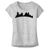 OCSO Multi-Colors Sublimatable Ladies PosiCharge Electric Heather Sporty Tee Thumbnail