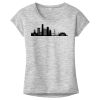 OCSO Multi-Colors Sublimatable Ladies PosiCharge Electric Heather Sporty Tee Thumbnail