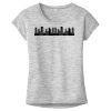 OCSO Multi-Colors Sublimatable Ladies PosiCharge Electric Heather Sporty Tee Thumbnail