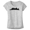 OCSO Multi-Colors Sublimatable Ladies PosiCharge Electric Heather Sporty Tee Thumbnail