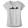 OCSO Multi-Colors Sublimatable Ladies PosiCharge Electric Heather Sporty Tee Thumbnail