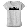 OCSO Multi-Colors Sublimatable Ladies PosiCharge Electric Heather Sporty Tee Thumbnail