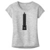 OCSO Multi-Colors Sublimatable Ladies PosiCharge Electric Heather Sporty Tee Thumbnail