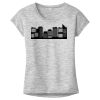 OCSO Multi-Colors Sublimatable Ladies PosiCharge Electric Heather Sporty Tee Thumbnail